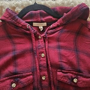 Maurices Kids Red Plaid Jacket